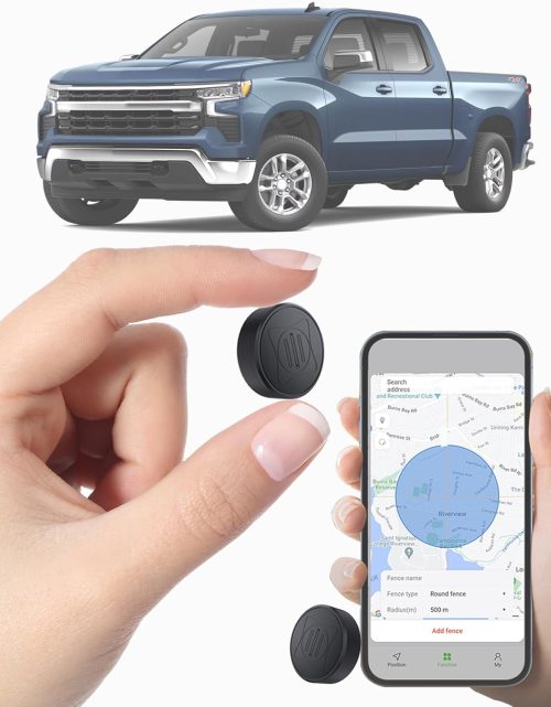 GPS Tracker for Vehicles - No Subscription Required/No Monthly Fee Car GPS Tracker Portable Real Time Magnetic GPS Tracking Device Full Global Coverage for Car, Motorcycle, Truck, Anti-Theft